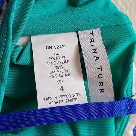 Trina Turk Seychelles Tankini Top - Picture 6 of 7